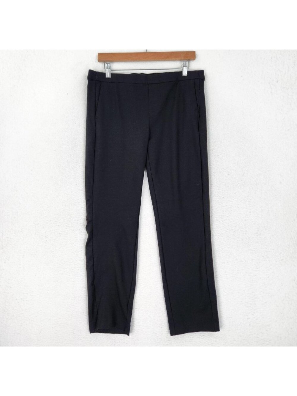 Liverpool Pants Womens 6 28 Black Ponte Slim Ankle Pull On Stretch Work Office